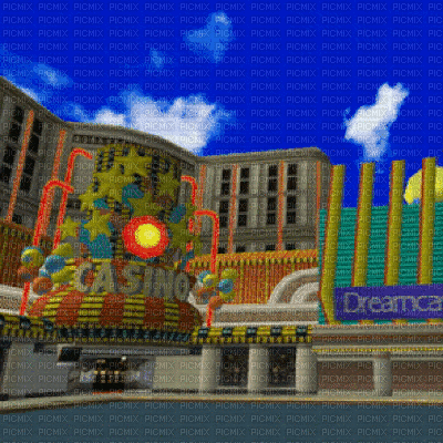 Station Square Sonic Adventure - GIF animado grátis