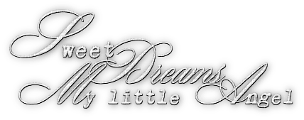 soave text sweet dreams little angel white - gratis png