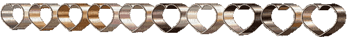 Silver Hearts - Безплатен анимиран GIF
