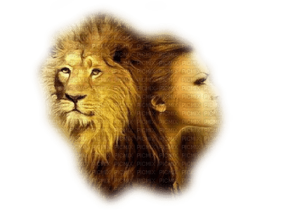lion girl - безплатен png