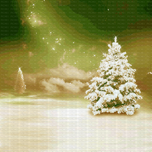 kikkapink background tree winter christmas - 免费动画 GIF
