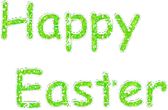 text easter ostern Pâques paques  deco tube gif anime animated glitter green - 免费动画 GIF