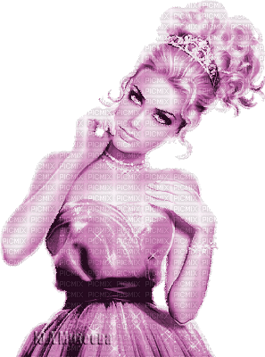 Y.A.M._Woman girl purple - Ingyenes animált GIF