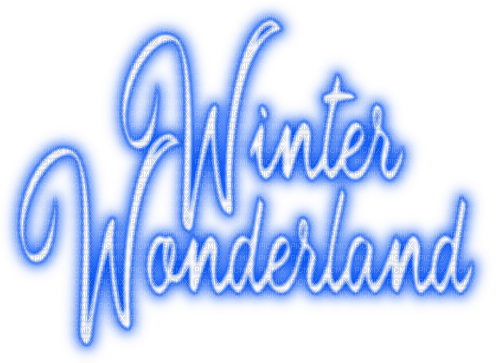 Winter Wonderland.Text.Blue - KittyKatLuv65 - kostenlos png