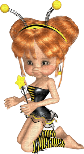 Bee Cooky doll - nemokama png