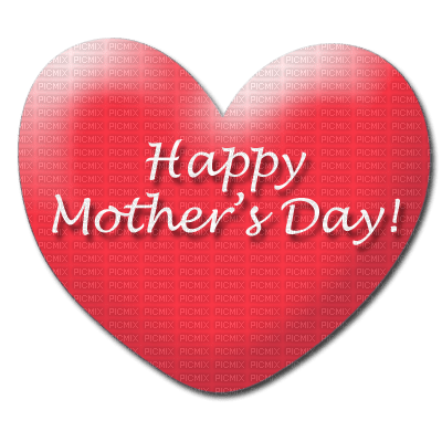 Kaz_Creations  Deco Text Happy Mothers Day Heart Love - PNG gratuit