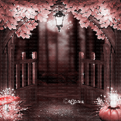 soave background animated autumn forest gothic - Zdarma animovaný GIF