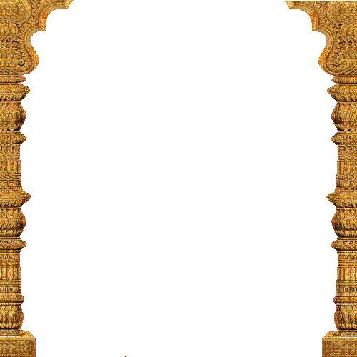 Pillar Gold India Temple - GIF animé gratuit