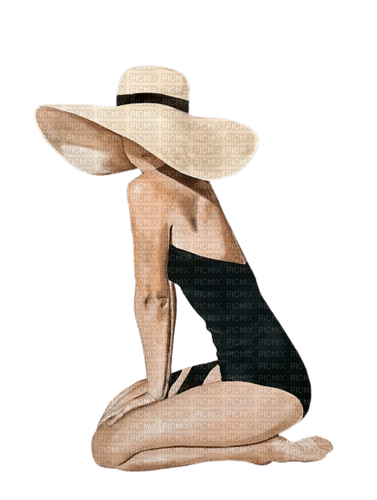 kikkapink summer woman art painting - ingyenes png