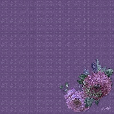 bg-purple-flowers - png ฟรี