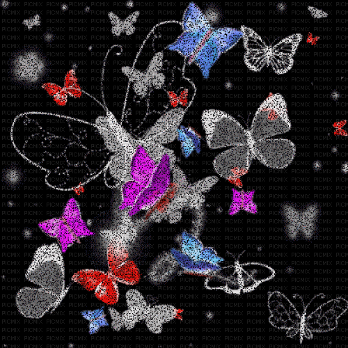 butterfly explosion - Безплатен анимиран GIF