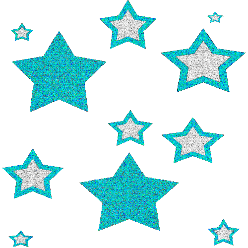 blue stars glitter background - 免费动画 GIF