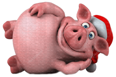 New Year pig by nataliplus - besplatni png