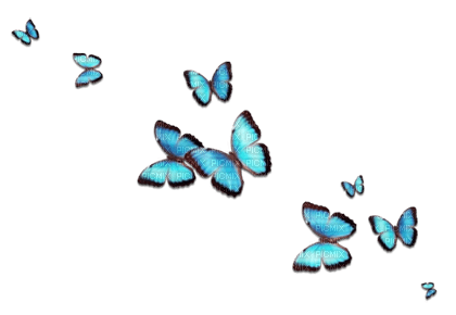 soave deco butterfly blue - png gratuito
