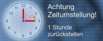 zeitumstellung - Free PNG