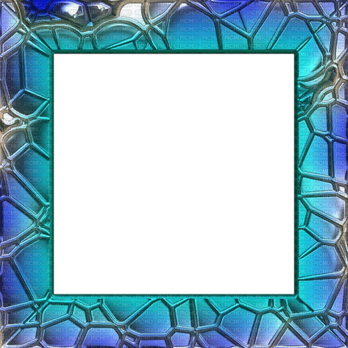 Cadre.Frame.Turquoise.Blue.Victoriabea - безплатен png
