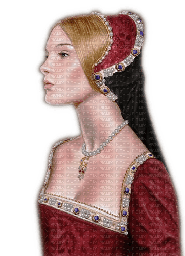 Rena Vintage red Woman Frau Prinzessin - 無料png