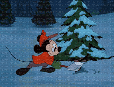 micky maus christmas - GIF animasi gratis