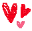 Emo hearts - 免费动画 GIF