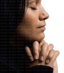 Kaz_Creations Praying Woman Femme - zdarma png