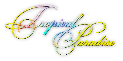 soave text tropical summer rainbow - PNG gratuit