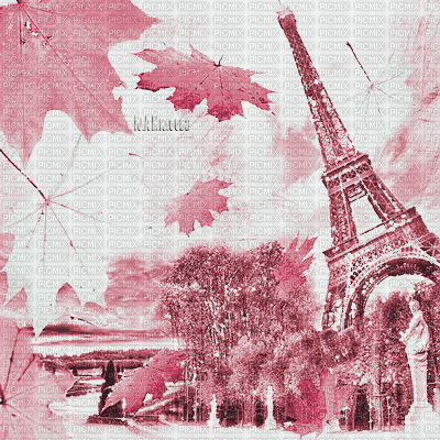 Y.A.M._Autumn background Paris city - Nemokamas animacinis gif