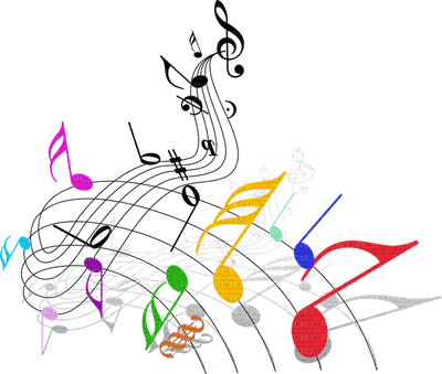 notas musicales - Free PNG