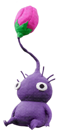 purple clay pikmin - Free PNG