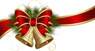 christmas bells deco noel cloche - PNG gratuit