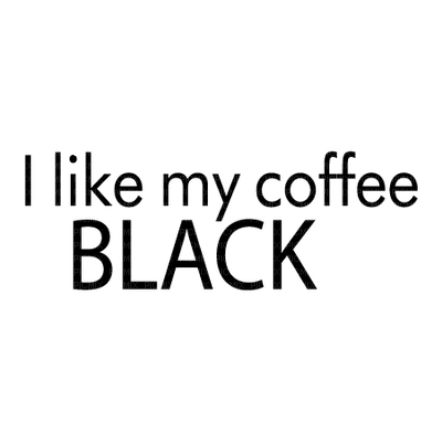 Coffee Black Text - Bogusia - png grátis