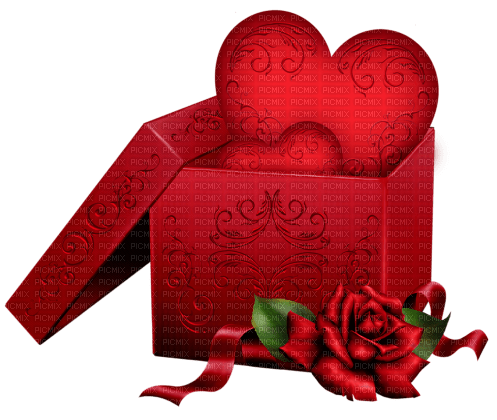 red,rose,coeur,Saint Valentin, Pelageya - bezmaksas png