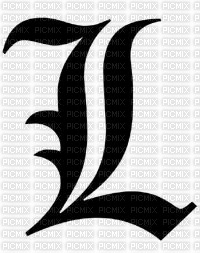 L Death note - Free PNG
