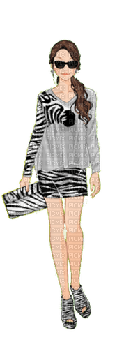 zebra fashion - 無料png