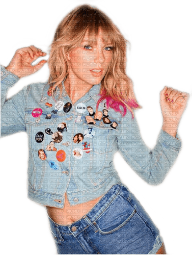 Taylor swift jean jacket pins｜TikTok Search