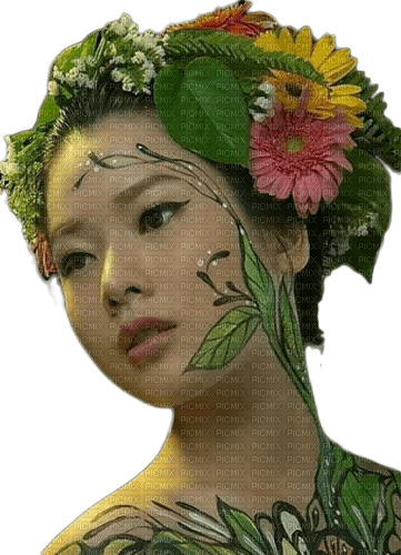 visage de femme asiatique.Cheyenne63 - nemokama png