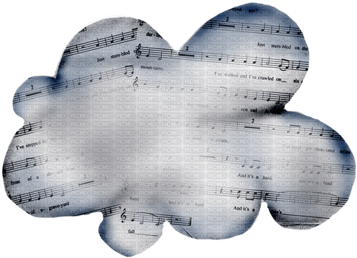 Cloud Lyric notes - Free PNG