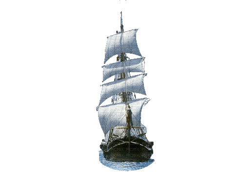 Корабль - Ingyenes animált GIF