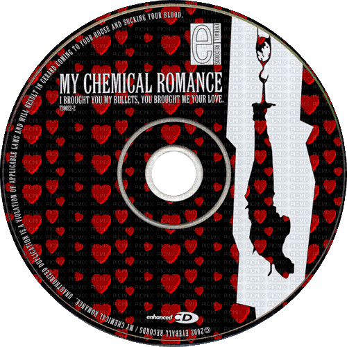 my chemical romance CD - GIF animé gratuit