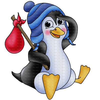 Kaz_Creations Cartoon Funny Penguins - PNG gratuit