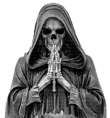 Y.A.M._Gothic skeleton - PNG gratuit