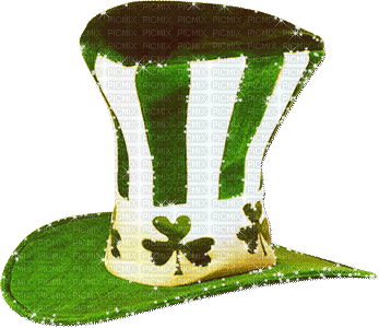 soave deco st.partick  hat animated green - GIF animasi gratis
