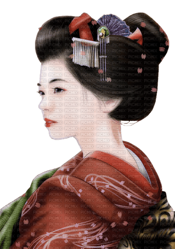 japan woman femme - besplatni png