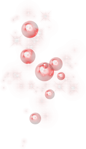 Bubbles.Sparkles.Red - zdarma png