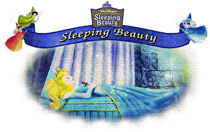 sleeping beauty - GIF animado grátis