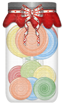 candy jar sweet deco tube - Free PNG