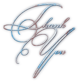 soave text thank you blue brown - kostenlos png