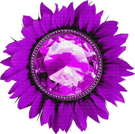 Flower.Purple.Animated - KittyKatLuv65 - Ücretsiz animasyonlu GIF