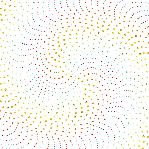 abstract art fond background effect fractal - GIF animé gratuit