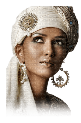 woman with headscarf bp - PNG gratuit