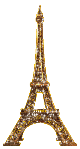 maj gif tour Eiffel - GIF animé gratuit
